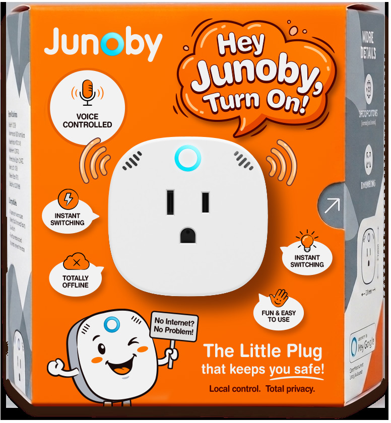 Junoby Voice Plug retail packaging